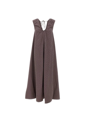 Faithfull the Brand striped open back dress - Brown