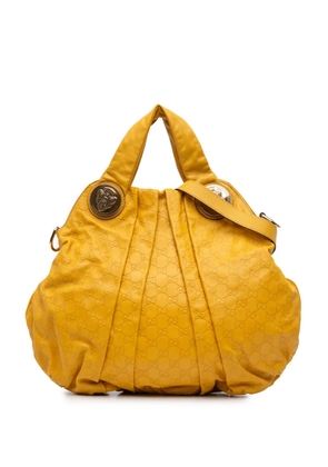 Gucci Pre-Owned 2016-2026 Large Guccissima Hysteria satchel - Yellow