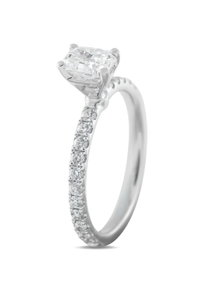 LB Exclusive 18K white gold diamond ring - Silver