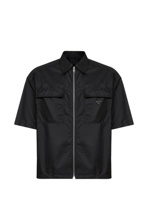 Prada pocket zip-up overshirt - Black