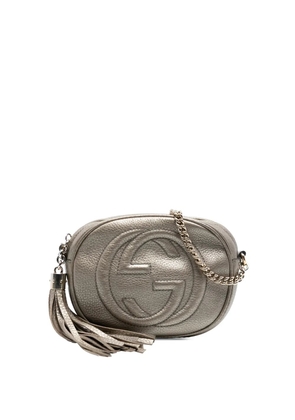 Gucci Pre-Owned 2016-2026 Mini Metallic Pebbled Calfskin Soho Chain crossbody bag - Gold