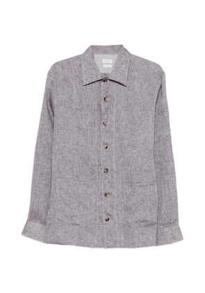 Brunello Cucinelli pocket button shirt - Brown