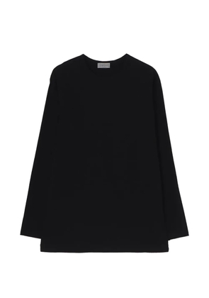 Yohji Yamamoto long-sleeved T-shirt - Black