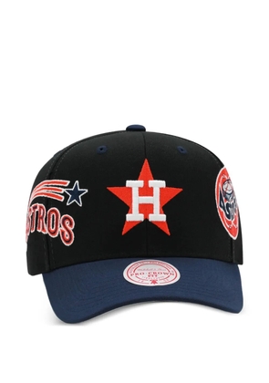 Mitchell & Ness x MBL Astros Cooperstown embroidered snapback cap - Black