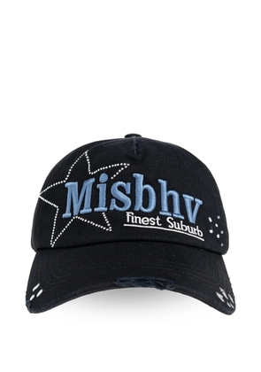 MISBHV distressed embellished cap - Black