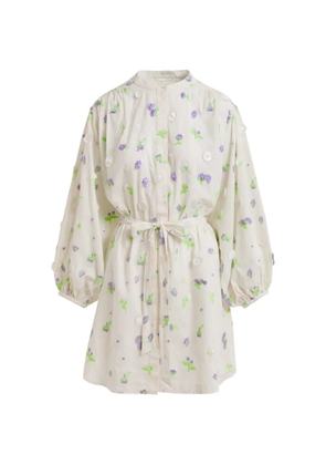 Essentiel Antwerp floral-pattern mini dress - Neutrals