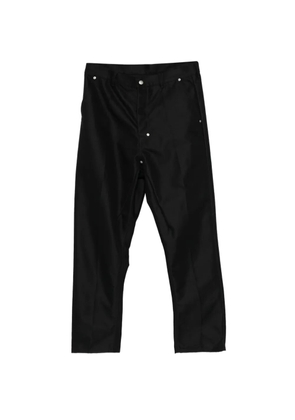 Rick Owens press-stud straight-leg trousers - Black