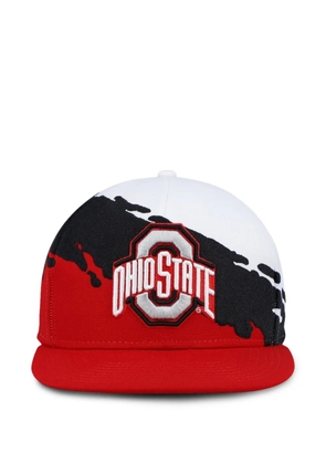 Mitchell & Ness x NCAA Ohio State Buckeyes paintbrush snapback cap - White