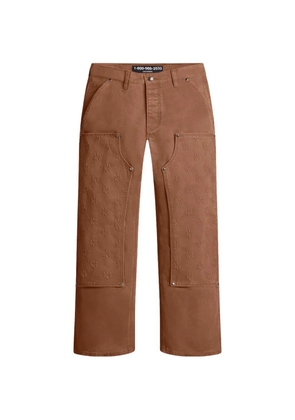 LOSTSHDWS detached double knee trousers - Brown