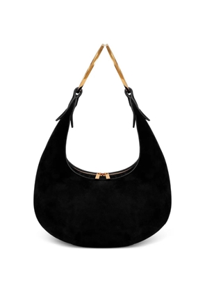 POTAMY ring suede mini bag - Black