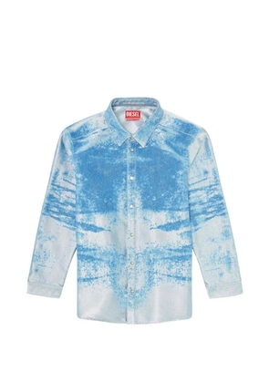 Diesel D-Kelmar denim-effect shirt - Blue