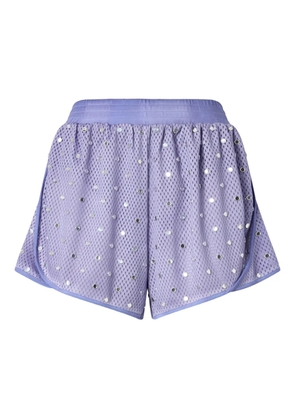 PINKO sequin-embellished shorts - Purple