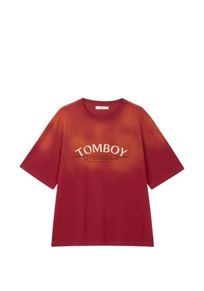 TOMBOY washed T-shirt - Red