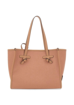 MARCELLA CLUB Miss Marcella 32 tie-detailing canvas shoulder bag - Pink