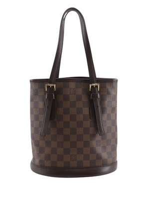 Louis Vuitton Pre-Owned 2004 Damier Ebene Marais bucket bag - Brown