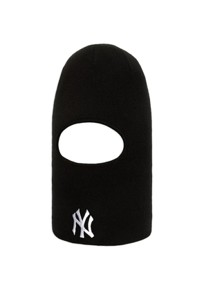 Mitchell & Ness logo-embroidered balaclava - Black