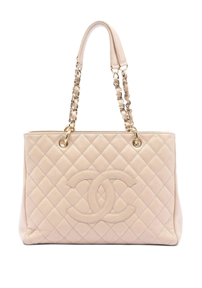 CHANEL Pre-Owned 2009-2010 Caviar Grand Shopping tote bag - Brown