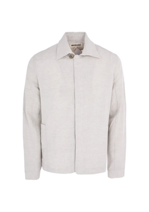 Marané concealed-fastening shirt jacket - Neutrals