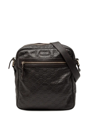 Gucci Pre-Owned 2000-2015 Guccissima crossbody bag - Brown
