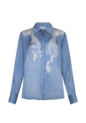 LIU JO digital-print shirt - Blue