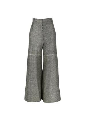 Gianfranco Ferré Pre-Owned silver-tone flared trousers