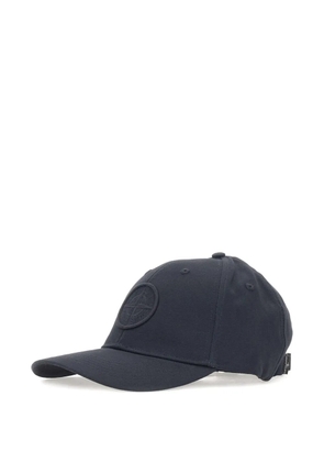 Stone Island compass logo baseball cap - Blue