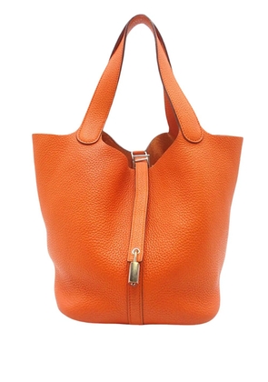 Hermès Pre-Owned 2012 Clemence Picotin Lock 22 handbag - Orange