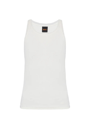 BOSS embroidered tank top - White