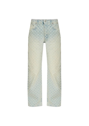 MISBHV monogram-jacquard jeans - Blue