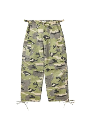 Vale crystal camouflage cargo trousers - Green