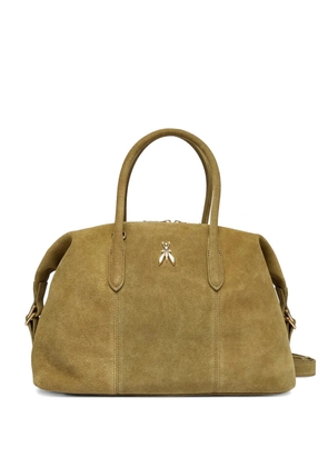 Patrizia Pepe suede tote bag - Green