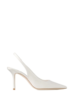 Jimmy Choo Love pointed-toe slingback pumps - White