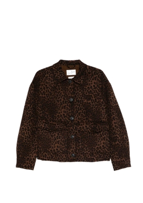 MC2 Saint Barth leopard jacket - Brown