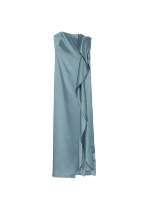 Amsale Cascade maxi dress - Blue