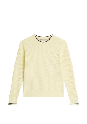 Tommy Hilfiger cable-knit jumper - Yellow