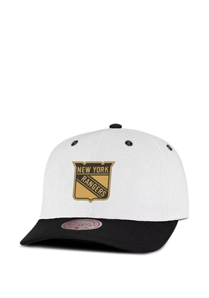 Mitchell & Ness embroidered snapback cap - White