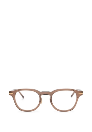 Linda Farrow Nouvel round-frame glasses - Brown