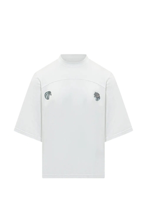 MORDECAI falcon print T-shirt - White