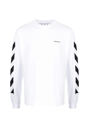 Off-White diagonal long-sleeve T-shirt