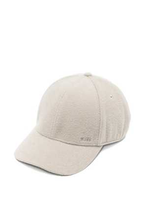 BOSS logo-detail baseball cap - Grey