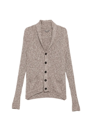 N.Peal Marl shawl cardigan - Brown