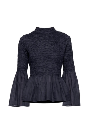 Sea Imogen Soild long-sleeved top - Blue