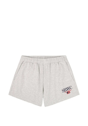 Sporty & Rich elasticated pocket shorts - Grey