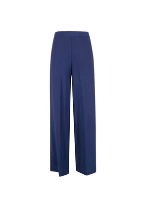 anne claire elasticated trousers - Blue