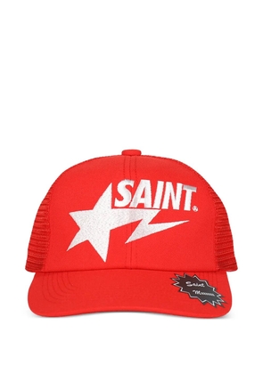SAINT MXXXXXX star graphic cap - Red