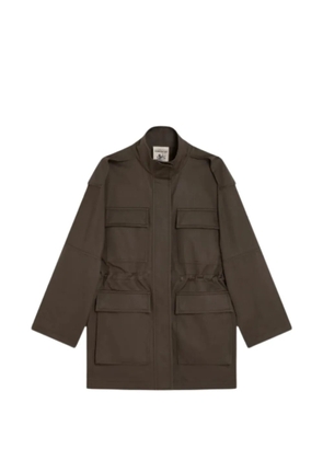 Semicouture flap-pocket jacket - Brown