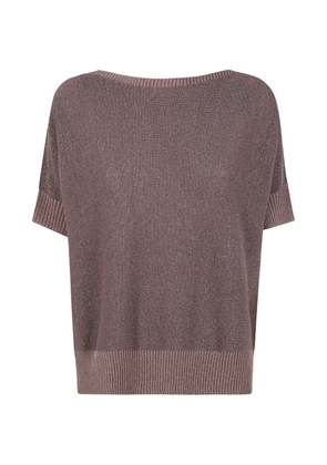 D.Exterior lurex-embellishment T-shirt - Pink