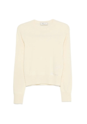 Blumarine crew-neck sweater - Neutrals