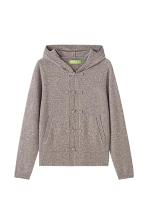 Shanghai Tang cashmere cardigan - Neutrals
