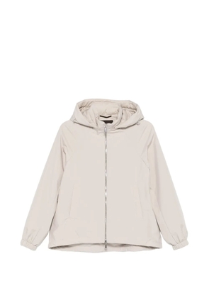 Moorer Cylia hooded zip jacket - Neutrals
